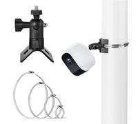 Alriedy Support robuste pour caméra d'extérieur Arlo, Wyze, Eufycam, Eufycam, Eufy, montage mural et sur mât, noir