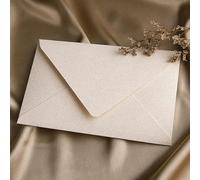 ALRIUS 5/10 pièces enveloppes en Lin Vintage Bricolage Carte Postale Invitation de Mariage Couverture de Carte Emballage Cadeau enveloppes Papeterie Fournitures de Bureau