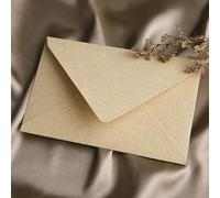 ALRIUS 5/10 pièces enveloppes en Lin Vintage Bricolage Carte Postale Invitation de Mariage Couverture de Carte Emballage Cadeau enveloppes Papeterie Fournitures de Bureau