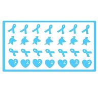 ALS Amyotrophic Lateral Sclerosis Collections Awareness (ALS L.Blue Vinyl Stickers c1)