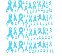 ALS Amyotrophic Lateral Sclerosis Collections Awareness (ALS Nail Stickers Ribbon l.Blue)