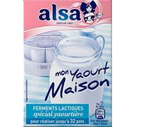 ALSA - Alsa Préparation Pour Mon Yaourt Maison 8G - Lot De 4