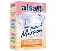 Alsa ferments lactiques spécial yaourtière - mon yaourt maison onctueux
