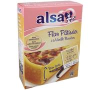 ALSA - Flan Pâtissier Crémeux, Préparation Facile Vanille Bourbon, 2 Sachets 720g - Lot De 3