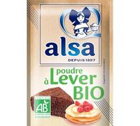 ALSA - Levure Bio Pour Pâtisseries, Sans Additifs Chimiques, 50g - Lot De 6