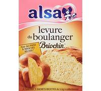 Alsa Levure de boulanger Briochin – 5 sachets (28 g)