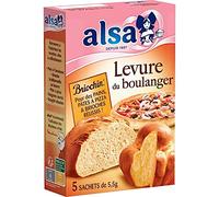 ALSA - Levure De Boulanger Briochin 5 Sachets - Lot De 4