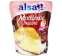 Alsa Préparation à Cuire Gâteau Moelleux Nature 500 g - Lot de 2