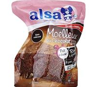 Alsa Préparation à cuire gâteau moelleux chocolat alsa 500g - Le pack de 500g