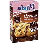 ALSA - Préparation Cookies Pépites Chocolat, Paquet de 240g - Lot De 4