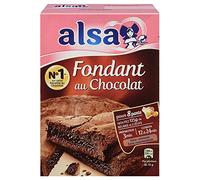 Alsa Préparation Fondant au Chocolat (lot de 4)