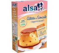ALSA - Préparation Gâteau De Semoule Nappage Caramel 414G - le Lot De 4