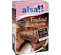 ALSA - Préparation Gateau Fondant Chocolat 320G - Lot De 4