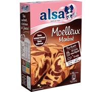 ALSA - Préparation Gâteau Moelleux Marbre 435G - le Lot De 4