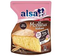 ALSA - Préparation Gâteau Moelleux Nature - 500g - Prêt à Cuire pour des Pâtisseries Savoureuses - Le Lot De 3