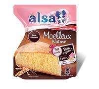 Alsa Préparation Gâteau Moelleux Nature Prêt à Cuir x8 Parts 500g