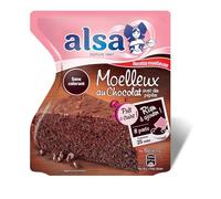 ALSA - Préparation Gourmande pour Gâteau Moelleux au Chocolat, Texture Fondante et Savoureuse (Sachet 500g) - Le Lot De 3