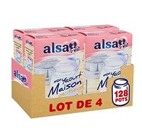 Alsa Préparation Mon Yaourt Maison Onctueux 128 Pots (Lot de 4x32 Pots)