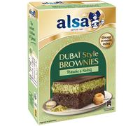 ALSA Dubaï Style Préparation pour brownies pistache et kadaïf 260 g