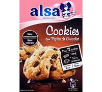 Alsa Preparation pour cookies aux pepites de chocolat - Le paquet de 240g
