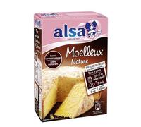 Alsa Préparation pour Flan Chocolat 232g/Boite, pour Gâteau Fondant Chocolat 320g/Boite, Moelleux Nature 435g/Boite (2 boites, Moelleux Nature)