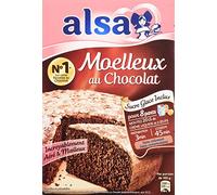 Alsa Préparation pour gâteau moelleux au chocolat 435 g