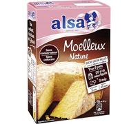 ALSA - Préparation pour Gâteau Moelleux Nature sans Colorant ni Conservateur - la boite de 435 g - Le Lot De 5