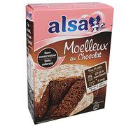 Alsa Préparation pour moelleux au chocolat, pour 8 parts - La boîte de 435g