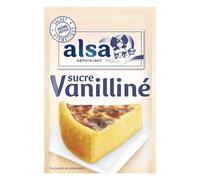 ALSA - Sucre Vanillé Aromatique, Pour Parfumer Desserts et Boissons, Sachets Pratiques 10x75g - Lot De 6