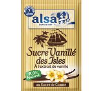 Alsa Sucre vanillé des Isles – 7 sachets, 53 g