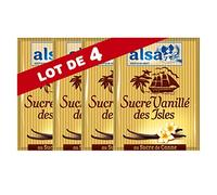 Alsa Sucre Vanillé des Isles 28 Sachets 53g (Lot de 4*7)