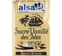 Alsa Sucre vanillé des Isles au sucre de canne - Les 7 sachets, 53g