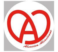 Alsace Blanc Et Rouge - 20cm - Sticker/Autocollant