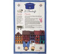 alsace-cadeau Torchon décoratif Lovely Elsa - Recette Le BAECKEOFFE