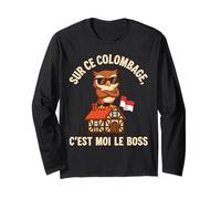 Alsace Chouette Colombage Rot un Wiss - Fière Alsacienne Manche Longue