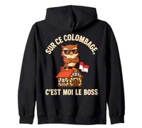 Alsace Chouette Colombage Rot un Wiss - Fière Alsacienne Sweat à Capuche