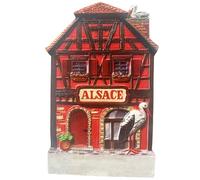 Alsace France Aimant de réfrigérateur 3D Souvenir de voyage Décoration de réfrigérateur Autocollant magnétique Collection artisanale
