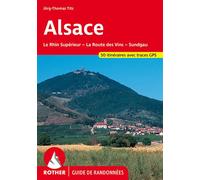 Alsace - la route des vins sundgau (fr) Route du vin - B.C. ET J. THOMAS TI - Rother - broché - Guide