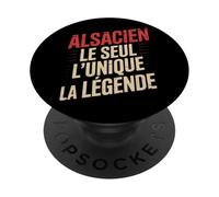 Alsacien Homme Humour Cadeau Humoristique Drôle Alsace PopSockets PopGrip Adhésif