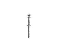 Alsafix - 200 chevilles nylon à frapper collerette plate NHS D. 5 x Lt. 25 mm - CF05025P - Alsafix