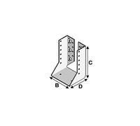 Alsafix - Sabots à ailes intérieures - Modèle: 100 x 170