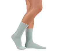 alsestudio Lot de 3 paires de chaussettes sans couture non élastiques super douces en modal pour femme, Menthe - 3 paires, taille unique