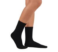 alsestudio Lot de 3 paires de chaussettes sans couture non élastiques super douces en modal pour femme, Noir - 3 paires, taille unique
