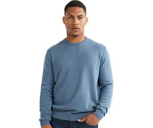 alsestudio Pull à col rond pour homme, bleu, M