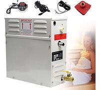 ALSUP 9KW Luxury Self-draining Steam Generator Shower Sauna Bath Home Steam Bath Spa Generator with Waterproof Control and Auto Drain 95-131℉ for Suitable Space Heating 8.5 m³ (300 ft3)