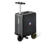 ALSUP Bagage Scooter Valise, Portable 36 L, Charge 120 kg, Batterie Amovible, pour Les Voyages Et Les Vacances Black