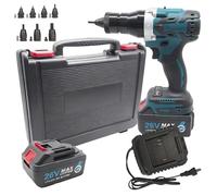 ALSUP Clé À Choc sur Batterie 26V, Riveteuse sans Fil Rechargeable M3-M12, Outil De Rivetage Professionnel avec LED