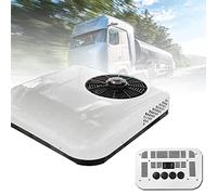 ALSUP Climatiseur 12/24 Volts DC, Montage sur Le Toit, sans Conduit, Refroidissement, Alimenté Directement,White-12V