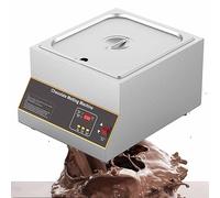ALSUP Fondoir à Chocolat Tempéreuse à Chocolat Professionnelle Fondoir à Chocolat Commercial Fondoir à Chocolat Machine à Fondre Le Chocolat électrique Fondoir/réchauffeur de Chocolat,1-Cylinder
