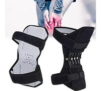 ALSUP Jambe faiblesse du Genou Aide à la Marche articulaire, genouillère rotule Booster genouillère Protection du Genou Booster, Sport Squat Vieille Jambe Froide genouillère (1 Paire)